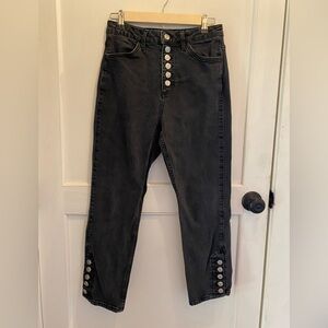 Topshop Moto Black Jeans